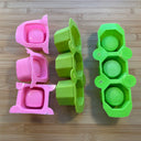 Silicone Mold Destash - Mini Square & Hexagon Pot Molds Multi-Pack