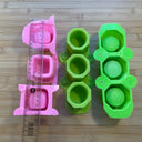 Silicone Mold Destash - Mini Square & Hexagon Pot Molds Multi-Pack
