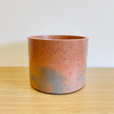 15cm Round Pot - Red Rock & Blue