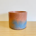 15cm Round Pot - Red Rock & Blue