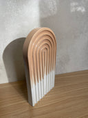 Arch Tray - Small - Tan & White Fade